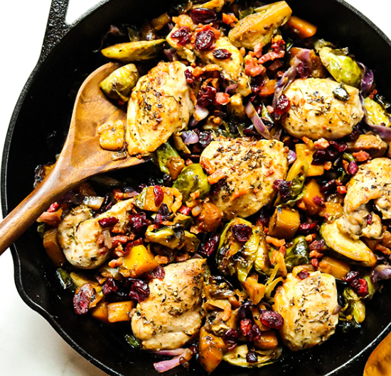 Bacon Harvest Chicken skillet