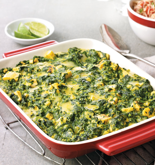 Creamed Spinach Gratin